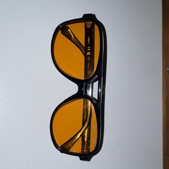 Louis Vuitton Other - Louis Vuitton Black Frame Sunglasses with Orange Lenses